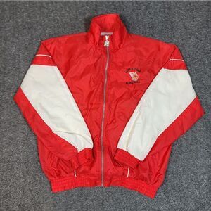 Pro Celebrity Vintage 90s Ladyraider Basketball Warm Up Jacket M Red White Korea